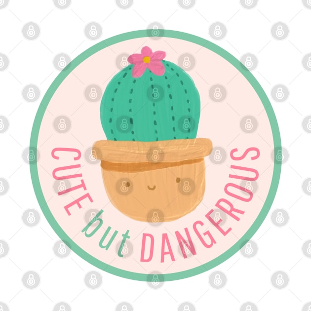 Cute But Dangerous Smiling Cactus by F-for-Fab