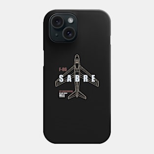 F-86 Sabre (Front & Back logo) Phone Case