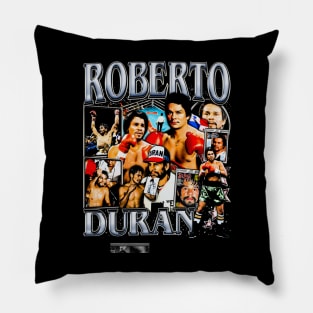 Roberto Duran Vintage Bootleg Pillow