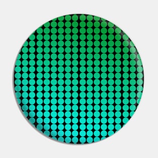 Dots aquamarina green Pin