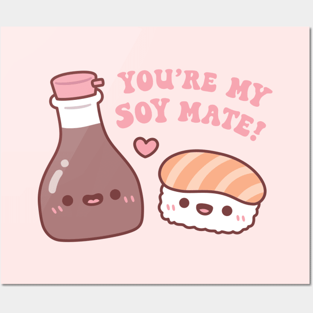 Sushi Shirts, Kawaii Soy Mates Japanese Food T-Shirt Sushi Shirts, Kawaii Soy Mates Japanese Food T-Shirt
