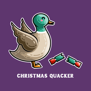 Christmas Quacker Pun T-Shirt