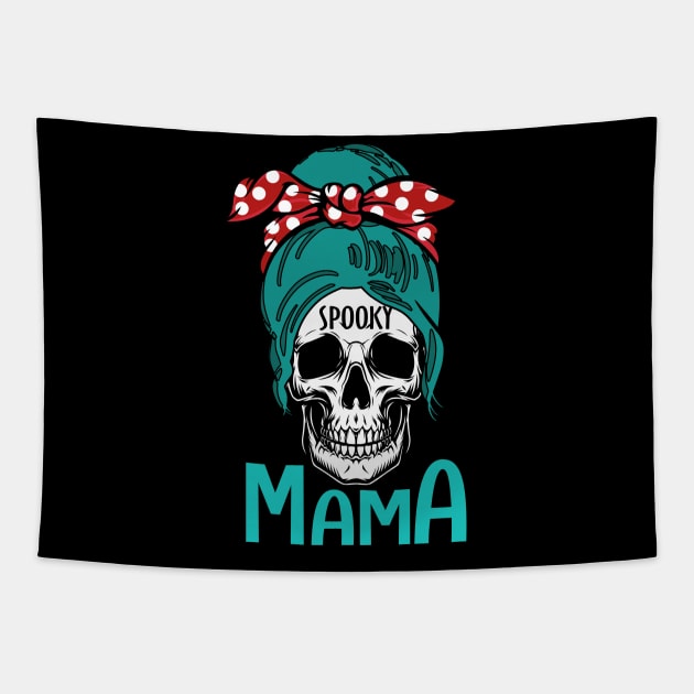 One Spooky Mama Tapestry by MZeeDesigns
