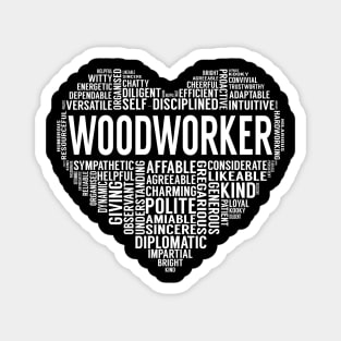 Woodworker Heart Magnet