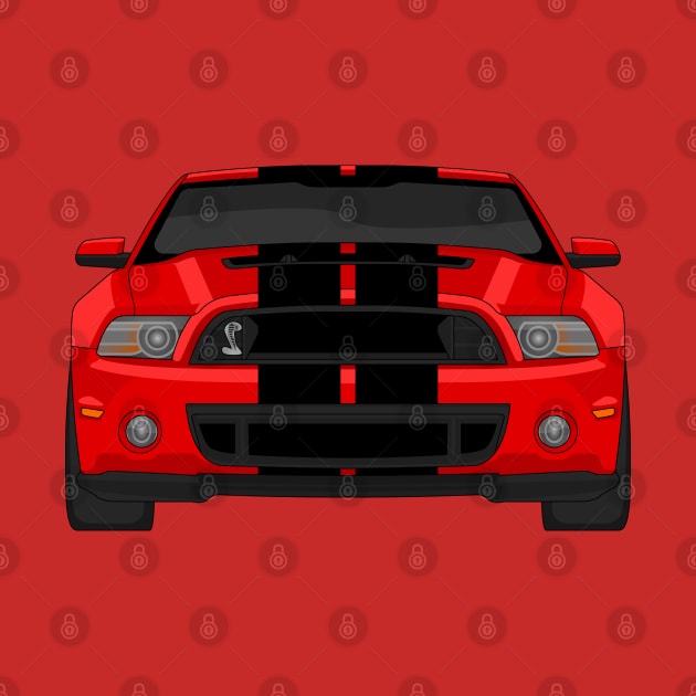 MUSTANG SHELBY GT500 DARK-RED by VENZ0LIC