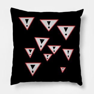 Warning signs Pillow