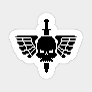 Adeptus Astartes skull Pixel art Magnet