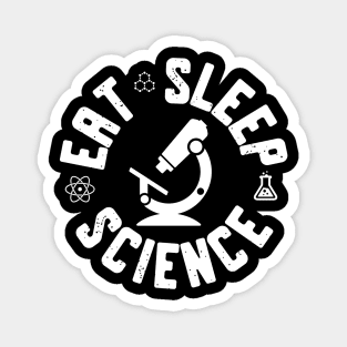 Eat Sleep Science Magnet