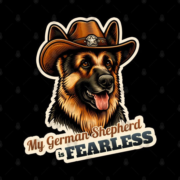 German Shepherd Cowboy by k9-tee