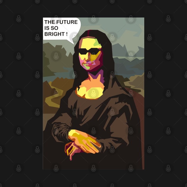 monalisa pop art by rifaisetyo