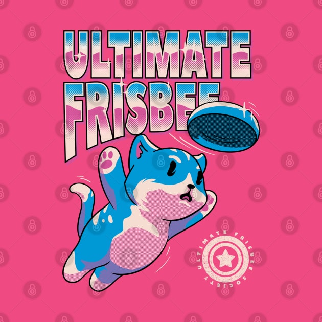 Ultimate Frisbee Cat by anycolordesigns