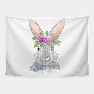 Denizko Art Gray Rabbit Tapestry