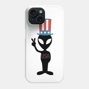 4th of July Independence Day Alien Phone Case