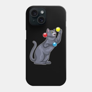 Cat Juggler Juggle Phone Case