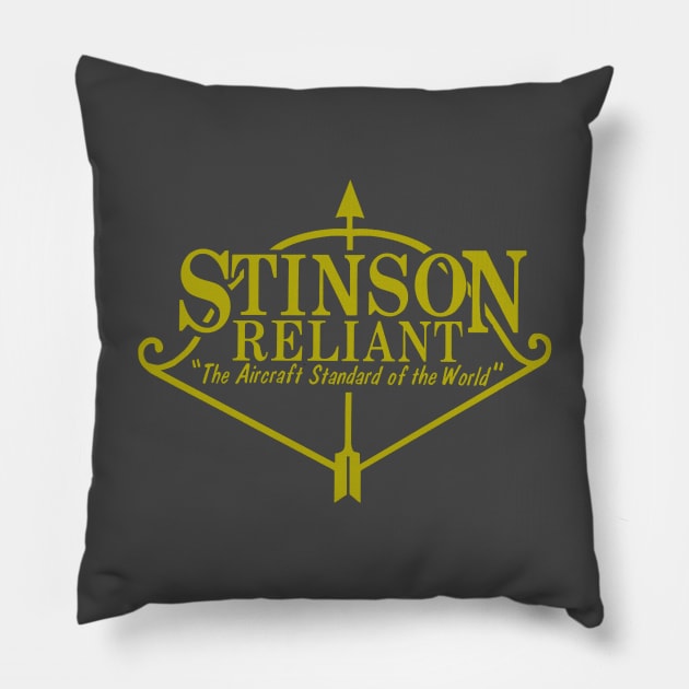 Vintage Aircraft Pillow by Midcenturydave