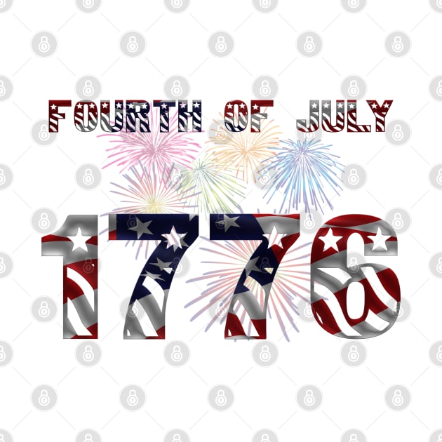 July 4th 1776 Independence Day by Styr Designs