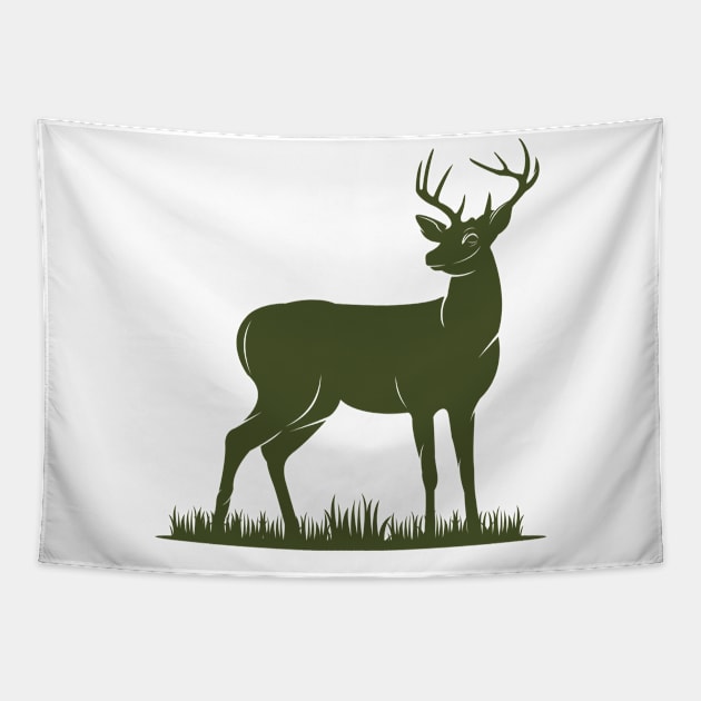 deer vector Tapestry by arienda sivana 25