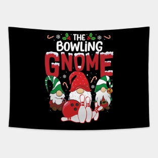 bowling Gnome Xmas cute Christmas gnome pajamas Tapestry