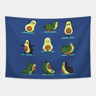 avocado yoga Tapestry