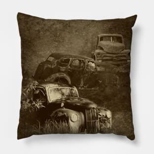 cars in the jungle Pillow