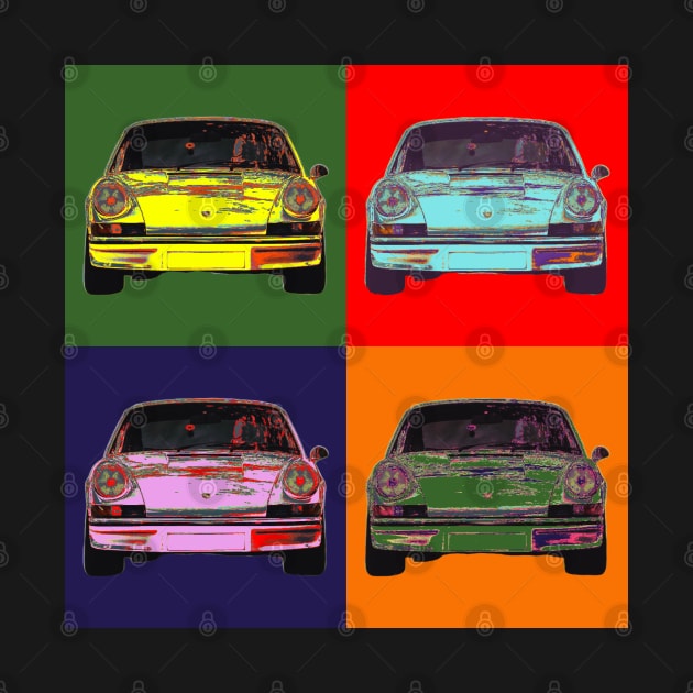 Porsche 911 RS Pop Art by Tomorrowland Arcade