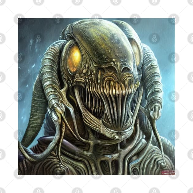 Alien monster by Alekxemko