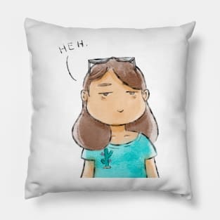 Tied Cactus Girl Pillow