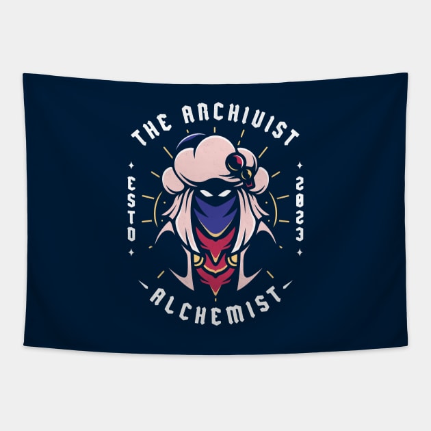 The Archivist Alchemist Tapestry by Alundrart