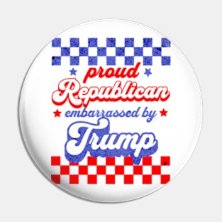 Proud Republican Embarrassed by Trump Political Pin