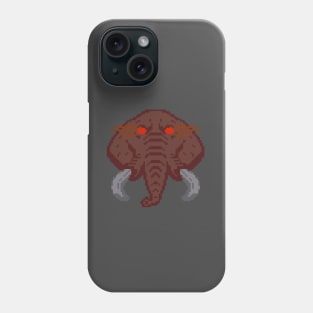 Mammoth Pixel Art Phone Case