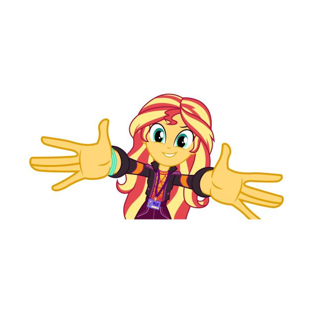 Backstage Sunset Shimmer 4 by CloudyGlow