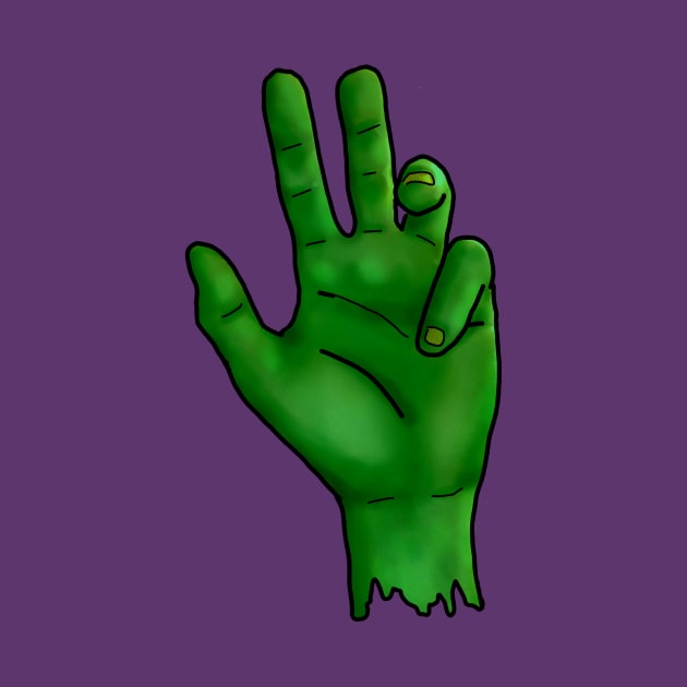 Zombie Hand by SianPosy