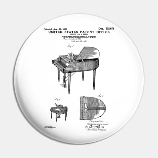 Wurlitzer Piano Patent Black Pin