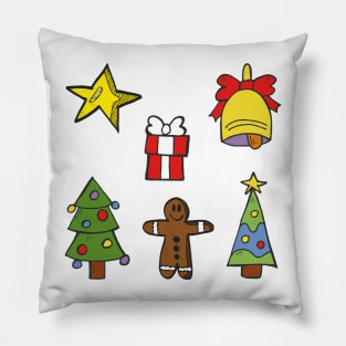 Cute Christmas Decorations Pack Pillow