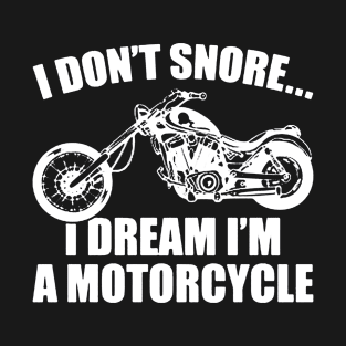 Snore Motorcycle T-Shirt