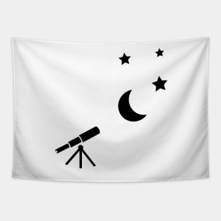 Stargazer Black Tapestry