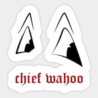 Chief Wahoo Stickers for Sale