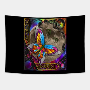 Butterfly at night Tapestry