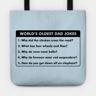 World's Oldest Dad Jokes Tote