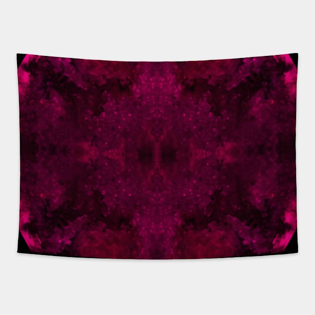 Red and Black Ink Blot Tapestry by Designs_by_KC