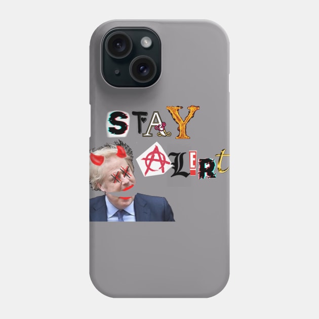 Stay Alert Phone Case by GirlWastedCouture