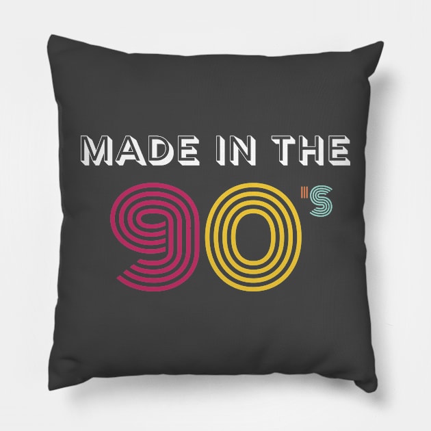 Made in The 90s Pillow by M.Y