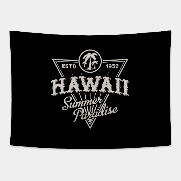 Hawaii Summer Paradise Tapestry by JabsCreative