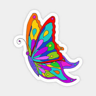 Side Flying Butterfly Magnet