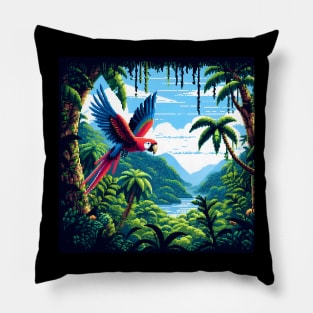 parrot lover- jungle parrot lover Pillow