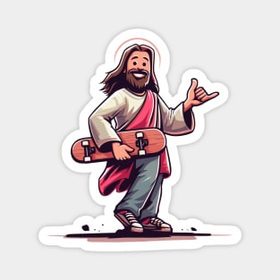 Funny Jesus Christ Skater Magnet