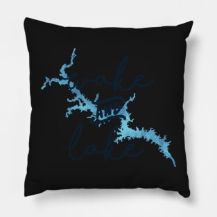 Wake & Lake at Lake Wateree Pillow