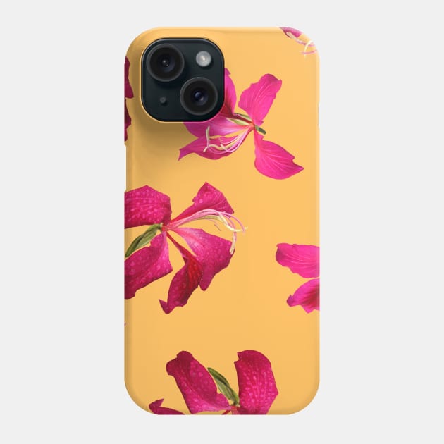 Bauhinia Flower Custard Yellow - Summer Flower Pattern Phone Case by CRAFTY BITCH