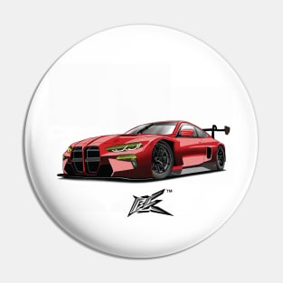 bmw m4 gt4 red Pin