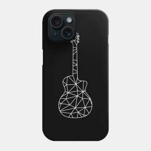 Geometric Line Acoustic Guitar Phone Case